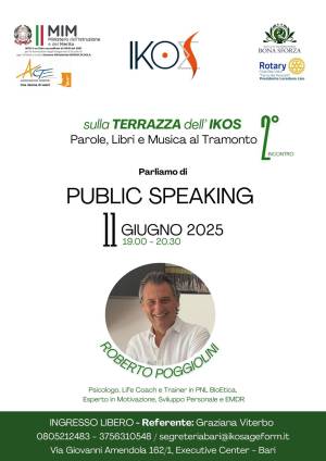 Incontro in Terazza Public Speaking & Performance Management 
